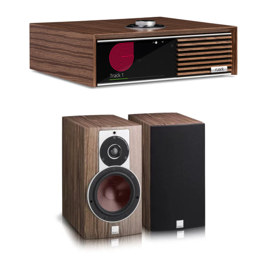 Ruark R610 + Dali Rubicon 2 Walnut combo - Streaming versterker