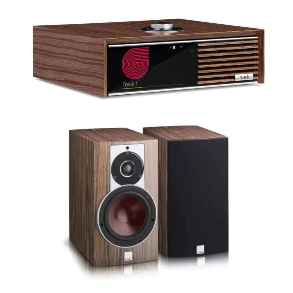 Ruark R610 + Dali Rubicon 2 Walnut combo - Streaming versterker